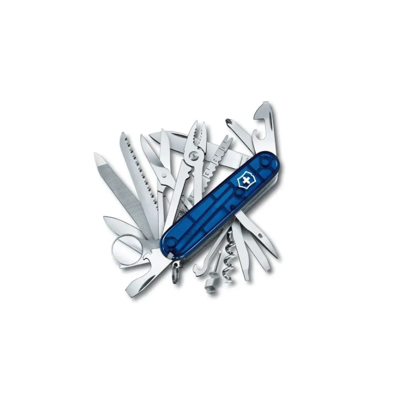 Navaja Victorinox Swiss Champ Azul Translucido